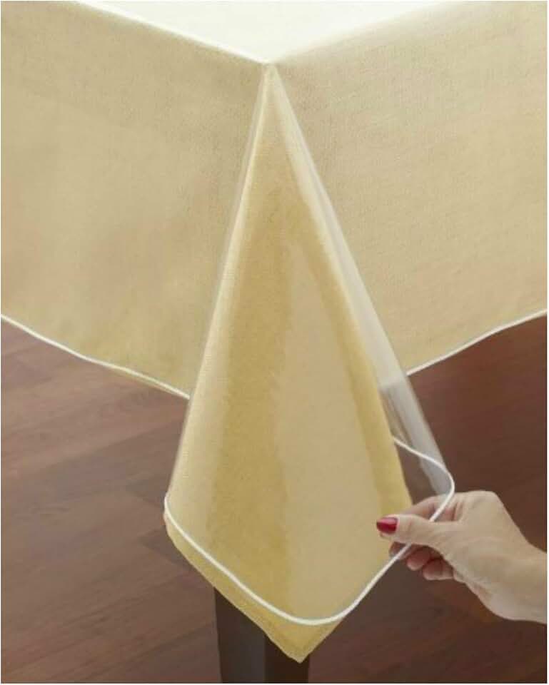 VITA PERFETTA - Protection Fine PVC transparente - 140x200 cm - nappe rectangle