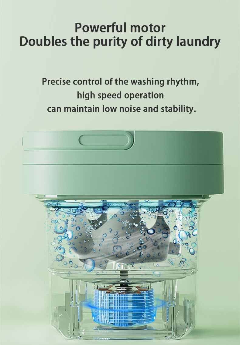 Mini machine à laver portable - 12L - compacte, idéale bébé et camping