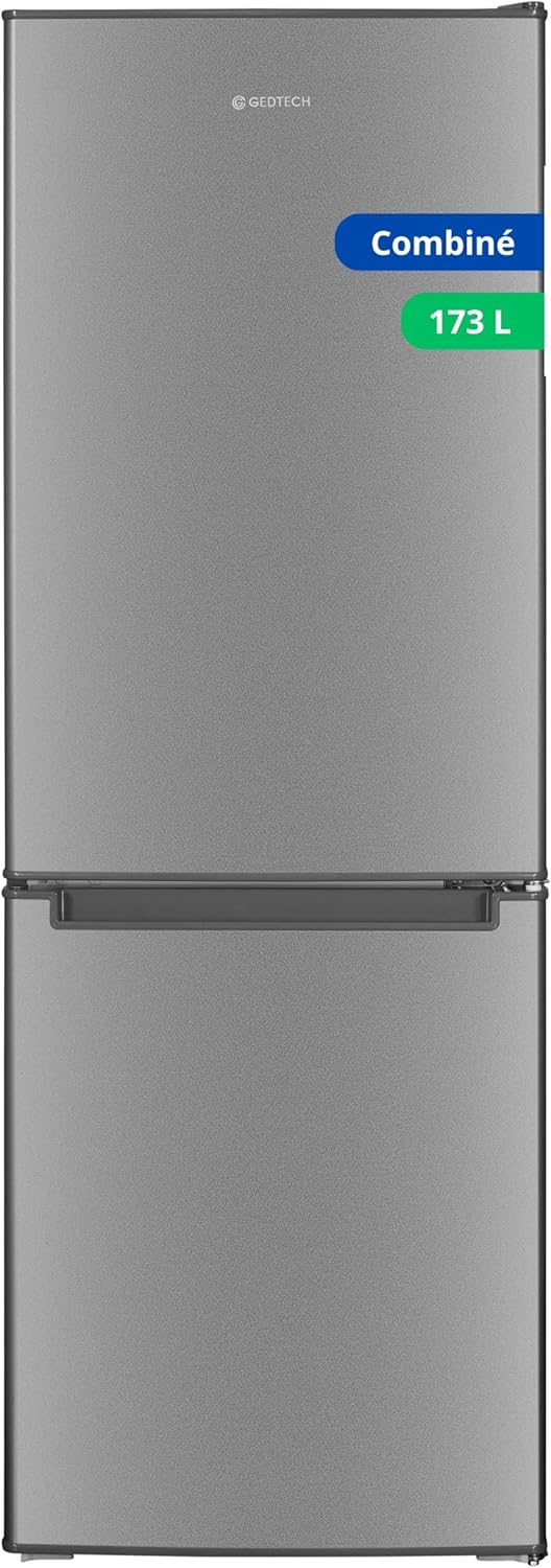 GEDTECH - Réfrigérateur combiné 173L, congélateur bas, 143cm, GCB173SL