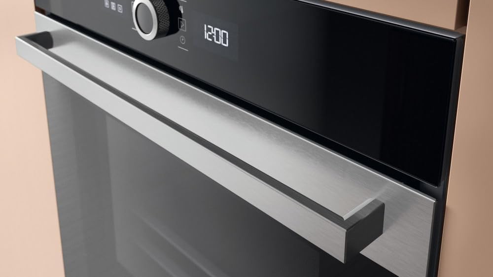 Hotpoint - four pyrolyse 73L, chaleur pulsée, inox - 59,7x59,5x56,4cm - HAOI5S8PM0XA