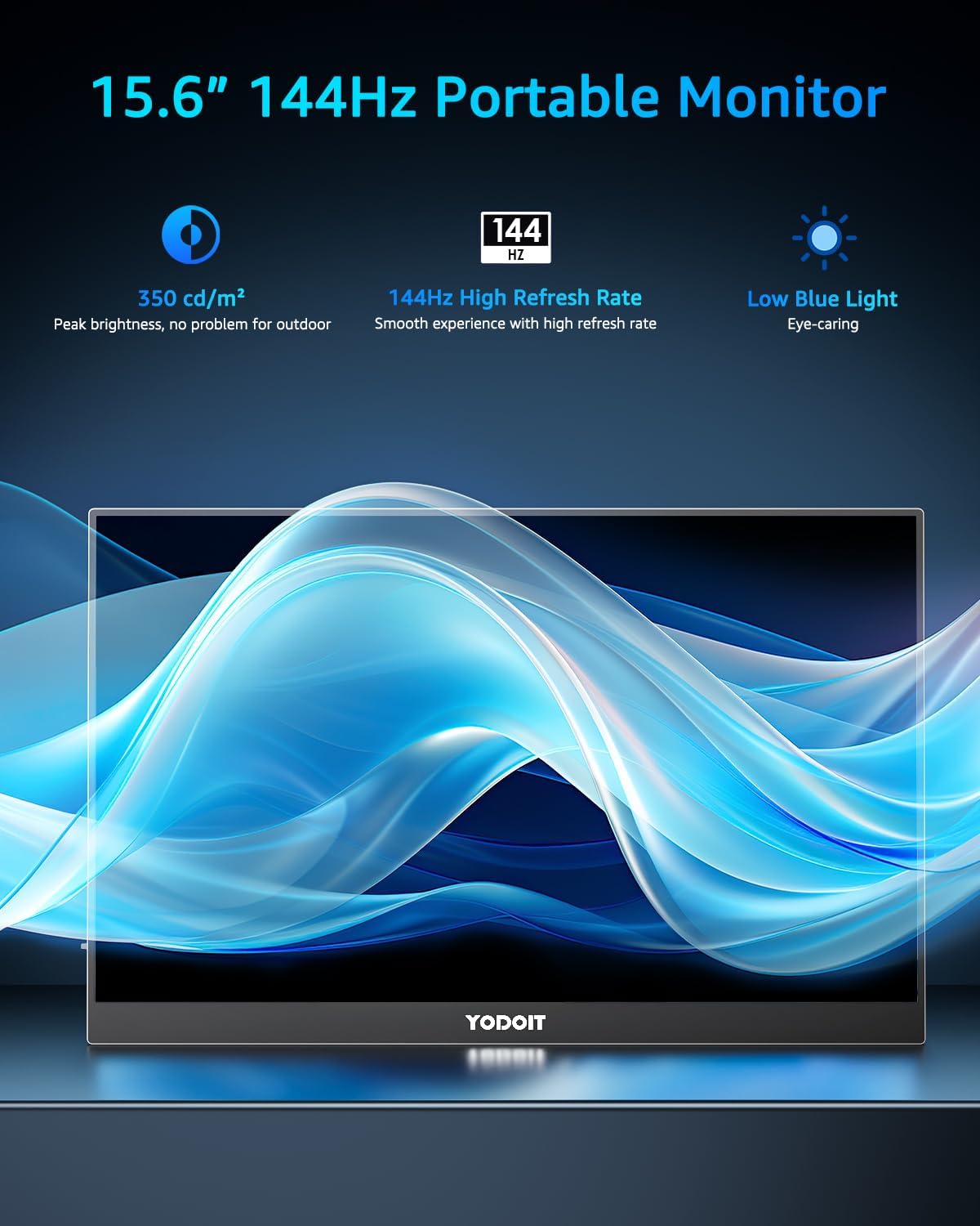 Yodoit - écran portable 15,6