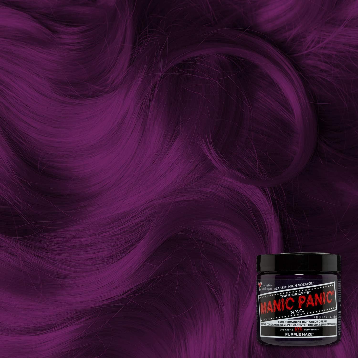 Manic Panic - Purple Haze Classic Creme - 118ml - vegan, semi-permanent, cruelty free