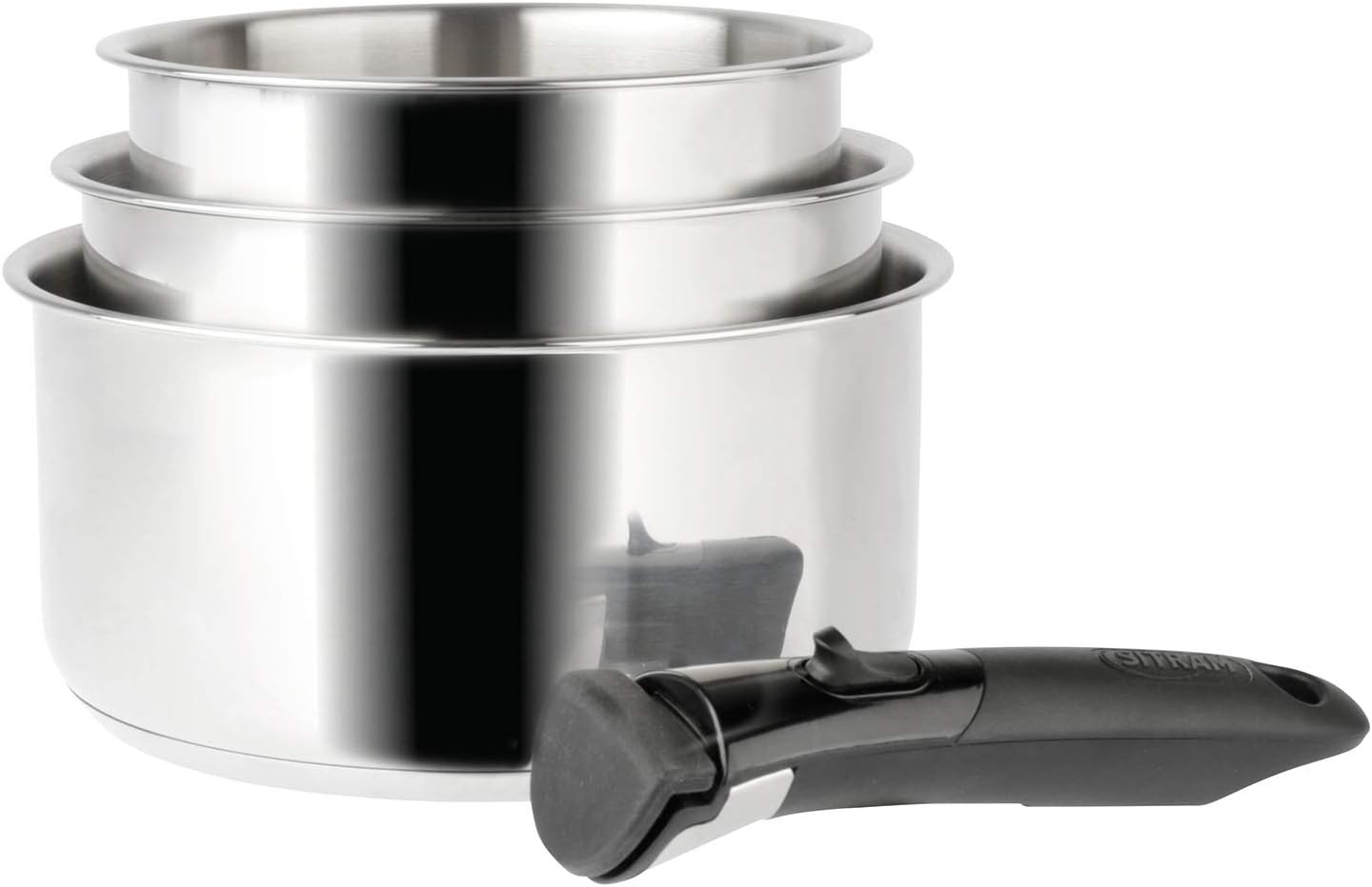 Sitram - Arpège - 16/18/20 cm inox, poignée amovible, induction - 713511