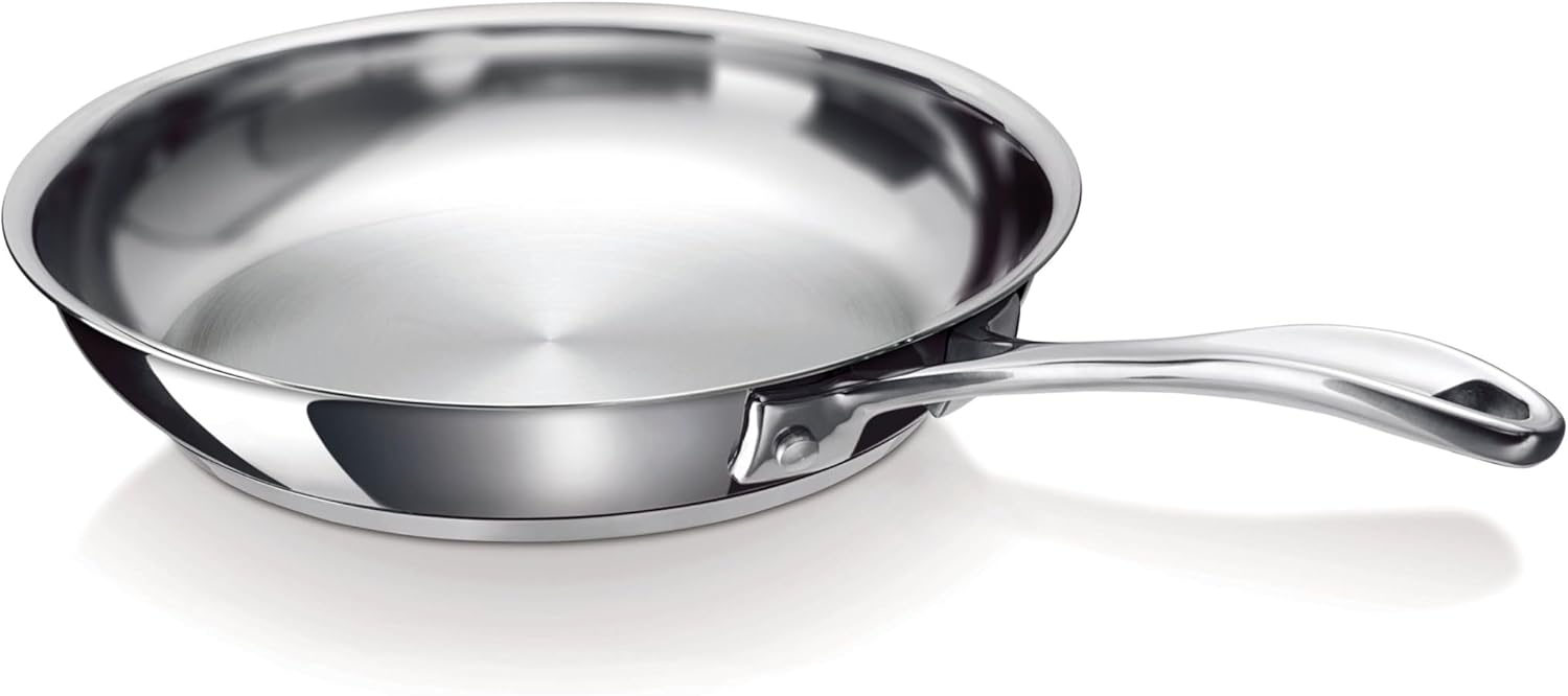 Beka - Poêle Inox 18/10 - 20 cm - Tous feux, induction, acier inoxydable