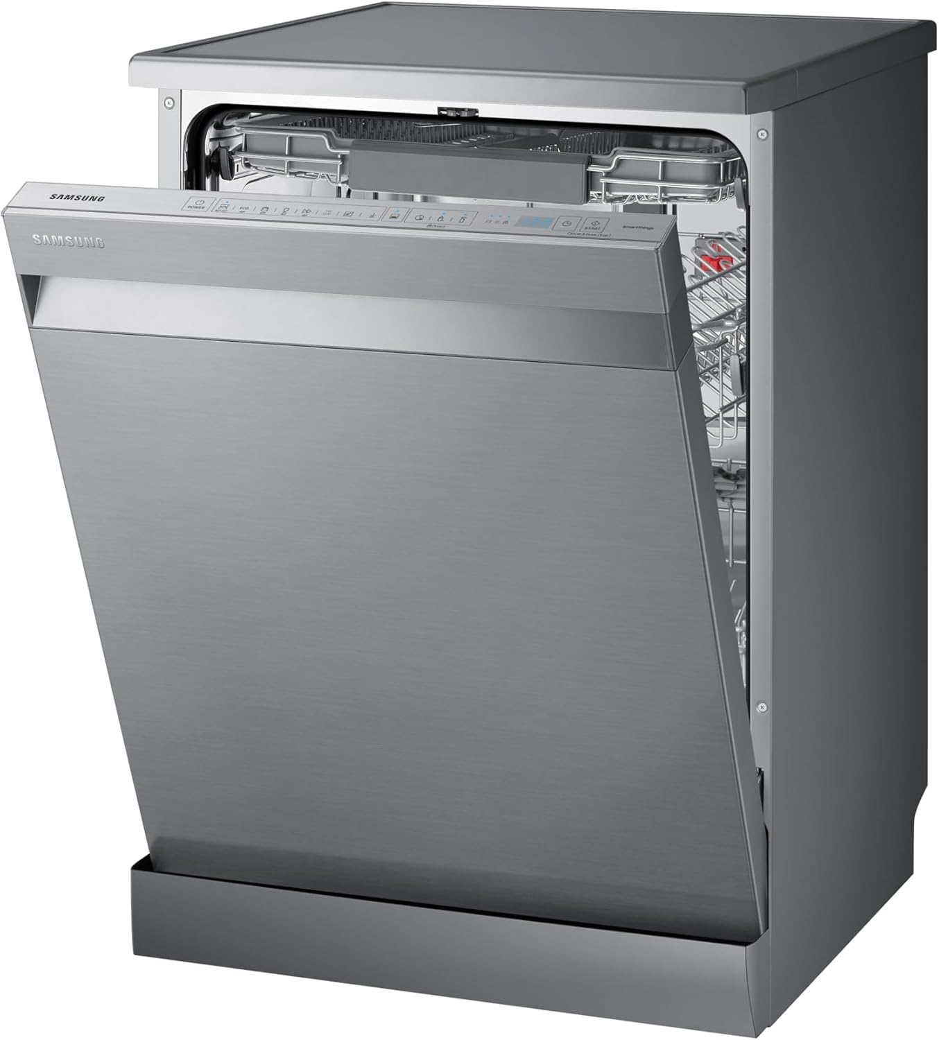 Samsung - Lave-vaisselle 14 couverts Wi-Fi inox, série 8000, DW60A8050FS/EF
