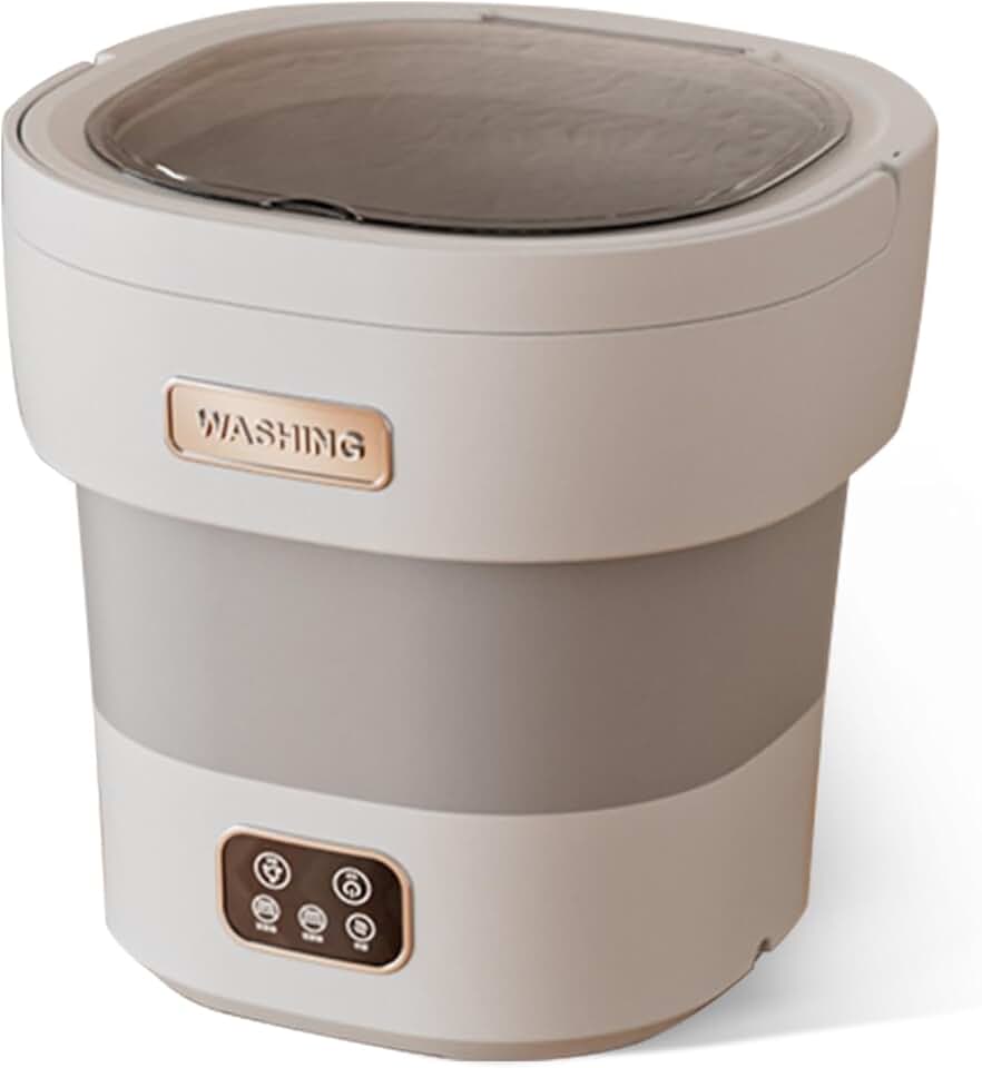 Mini machine à laver - pliable 12L - 45dB, essorage, ultra-silencieuse