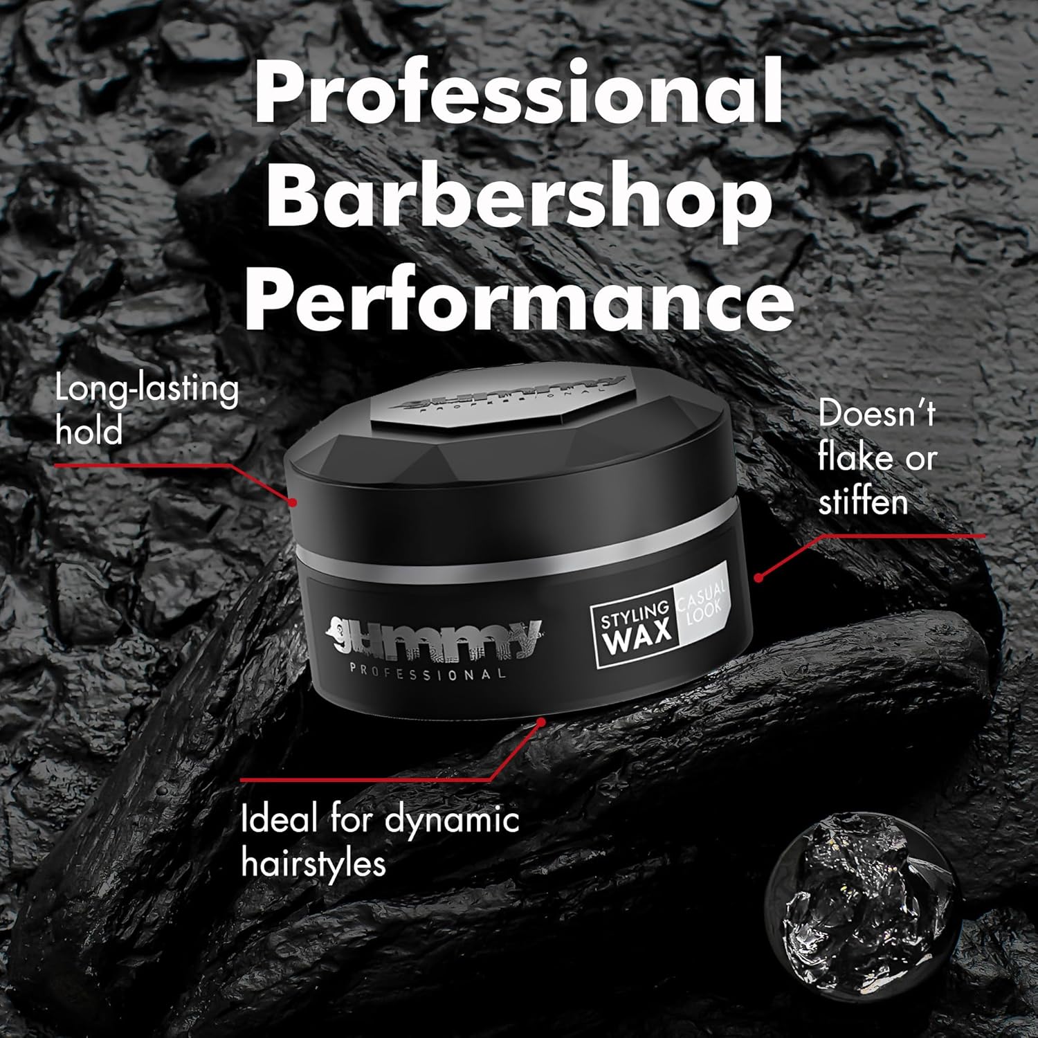 Fonex - Gummy Cire coiffante - 150ml - effet mat, tenue forte