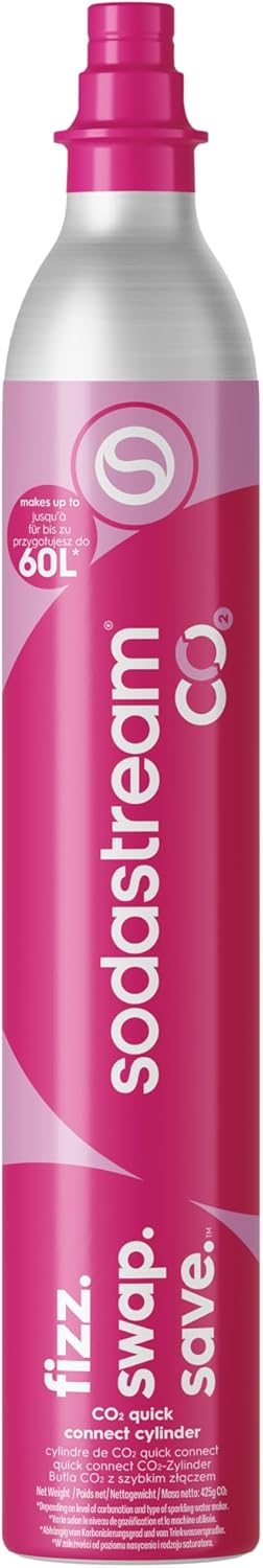 SodaStream - recharge gaz 60L - compatible à visser, originale