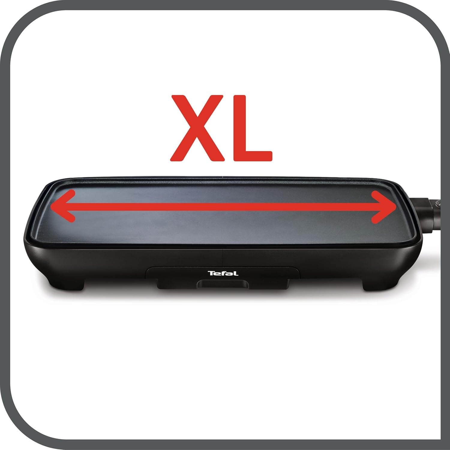 Tefal - Plancha Malaga XL 2000W, grande surface, Thermo-Spot, CB501812