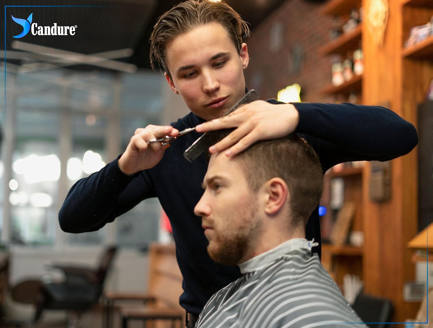 Candure - Set ciseaux coiffure pro 6,5