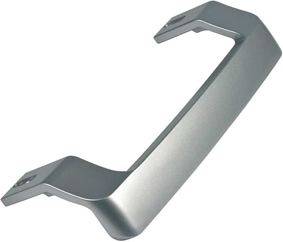 Beko - poignée de porte argentée - 260 mm - compatible 4900061200