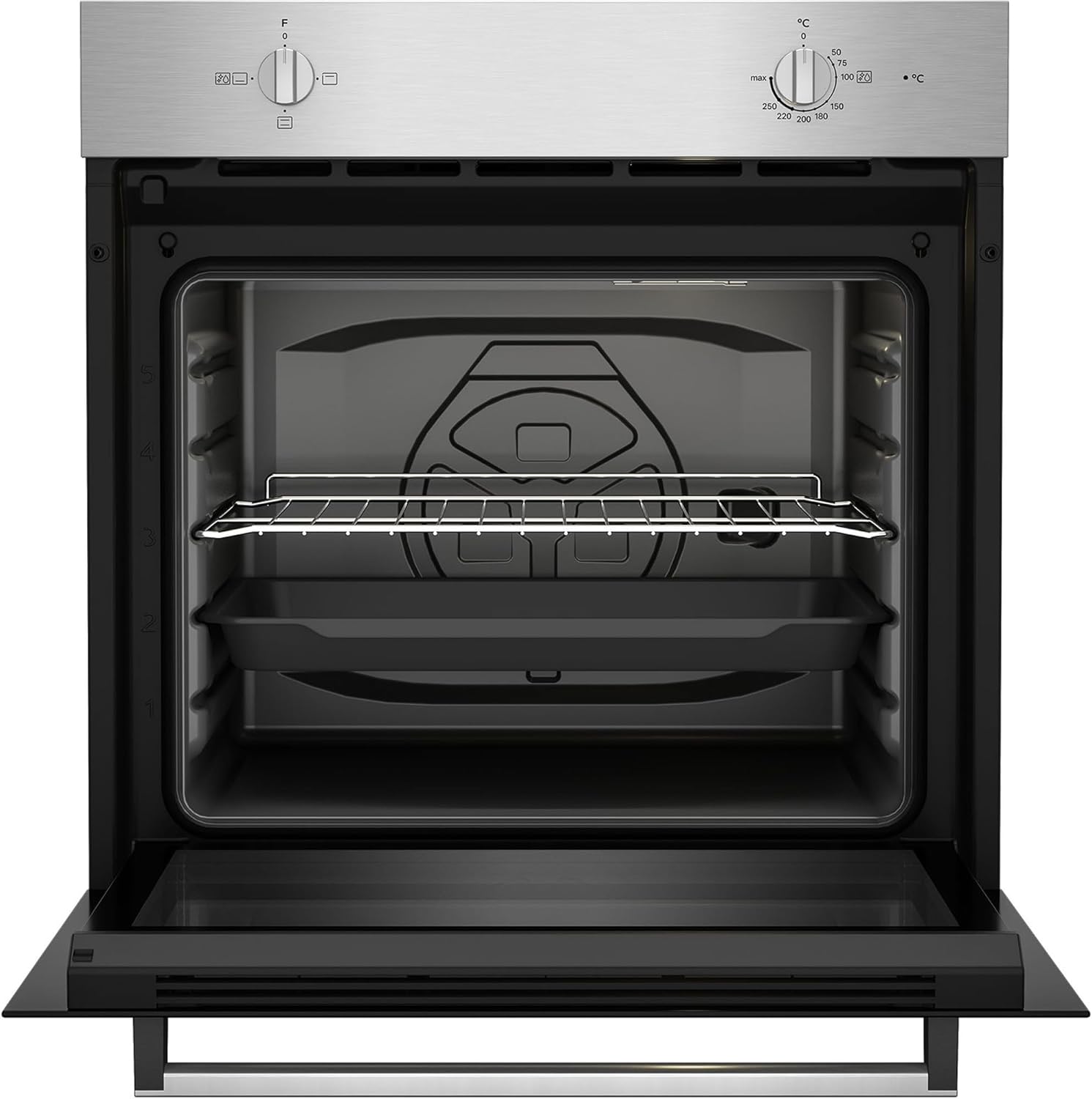 Indesit - Four encastrable série IB - 60cm, chaleur tournante, inox - IB22REX