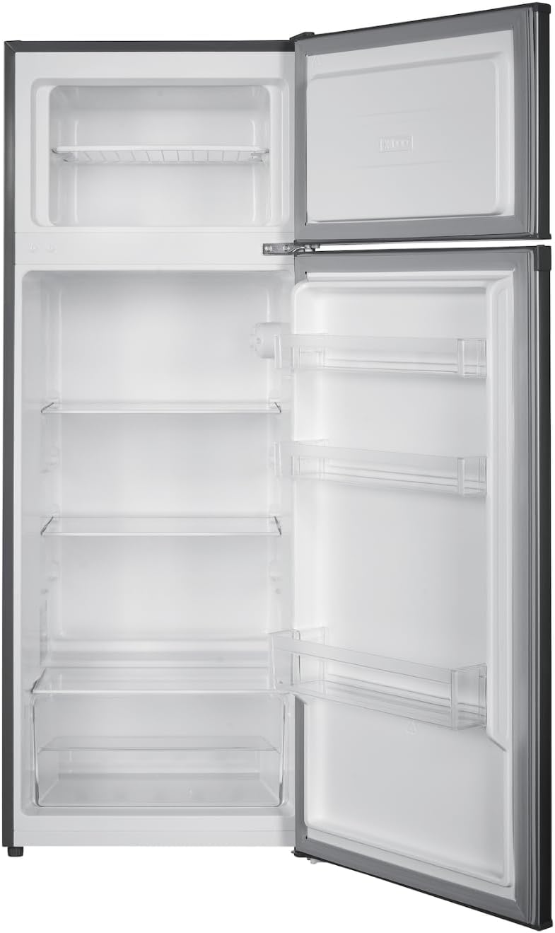 GEDTECH - réfrigérateur congélateur haut, 217L, classe E, GE217DPSL