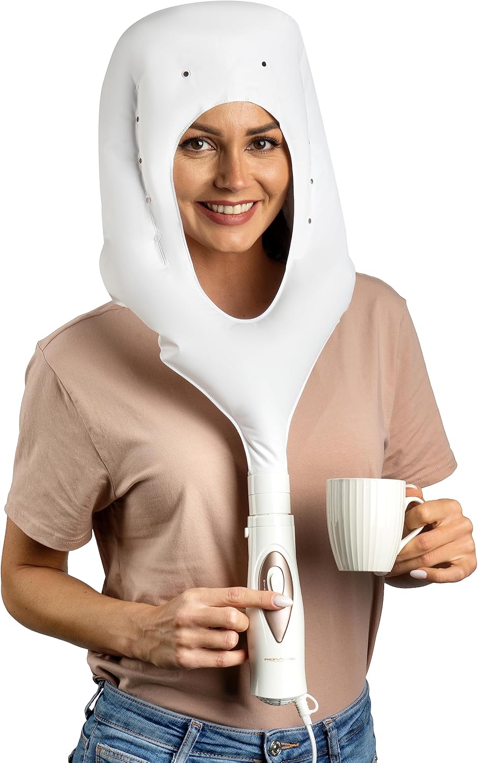 Proficare - sèche-cheveux ionique 3 en 1, sac inclus, blanc - PC-HTH 3003