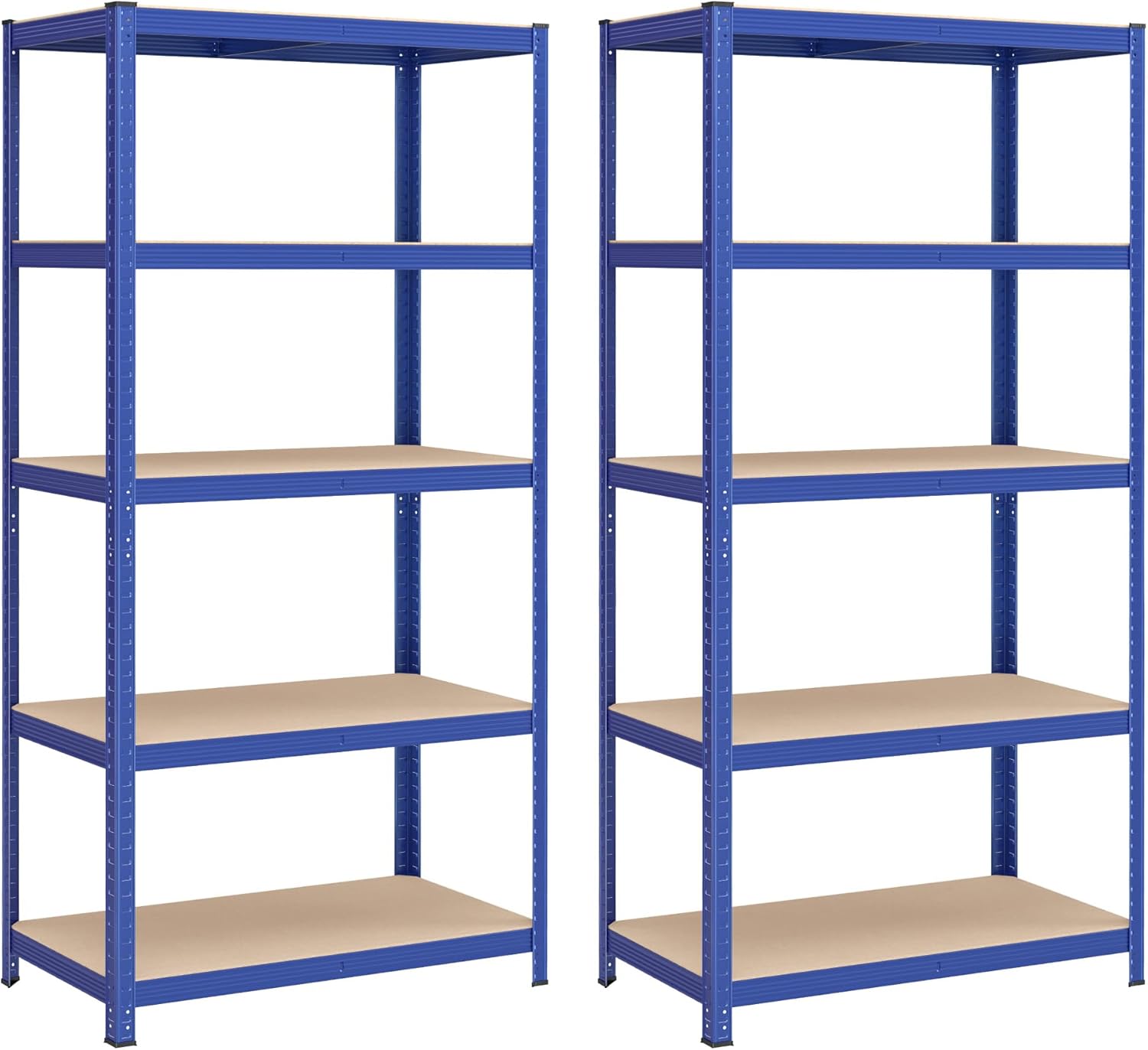 Songmics - étagère à 5 niveaux 50x100x200 cm, capacité 600 kg, GLR050Q02