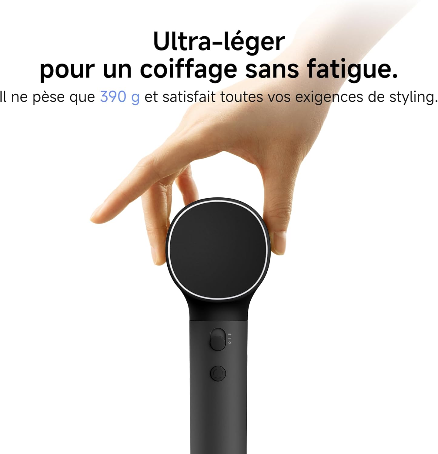 Laifen - Neo Sèche-cheveux - 390g - 200M ions, moteur 110k, 59dB