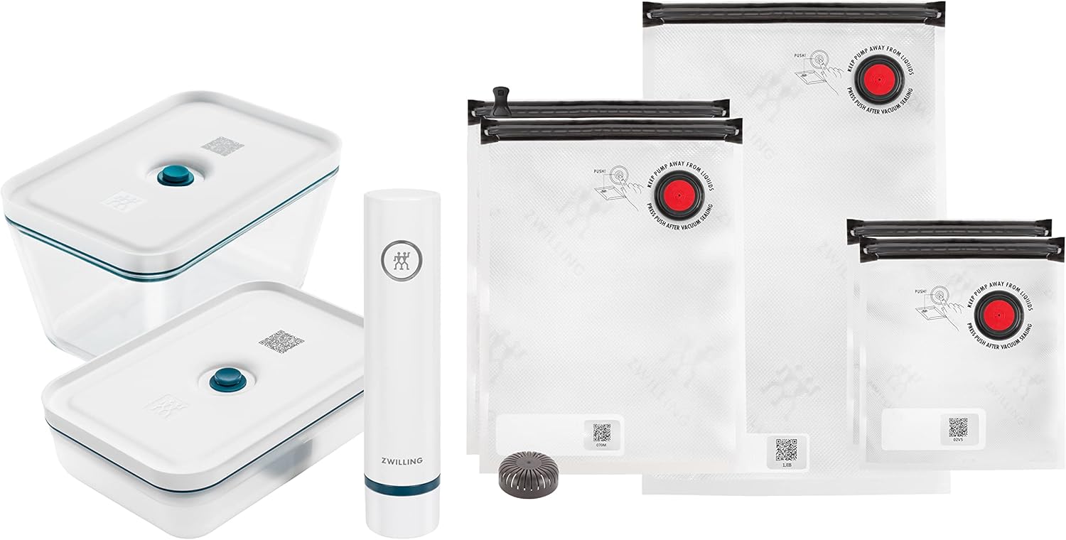 ZWILLING - Fresh & Save kit verre 8 unités, étanchéité sous vide
