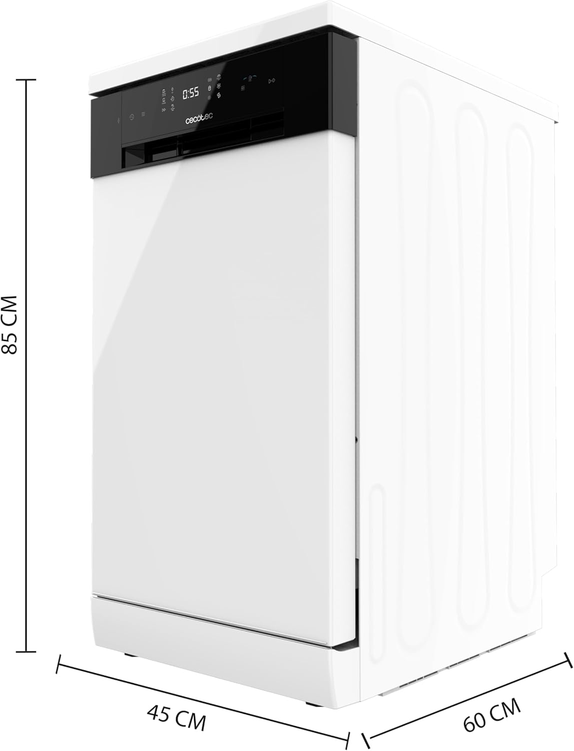 Cecotec - Bolero Aguazero 4201 - 45 cm - 11 couverts, 6 programmes, départ différé, AquaStop