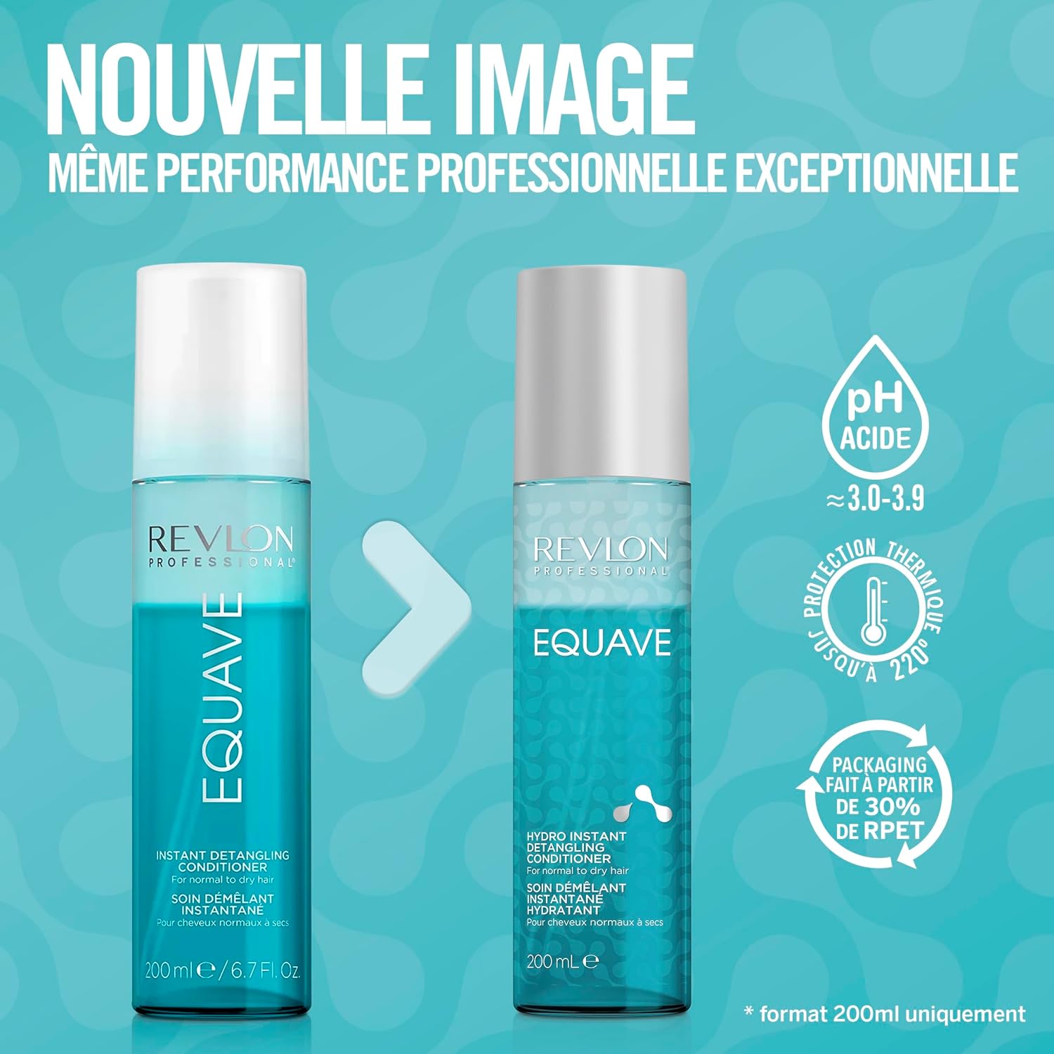 Revlon - Equave spray hydronutritif, démêlant cheveux secs, 200ml