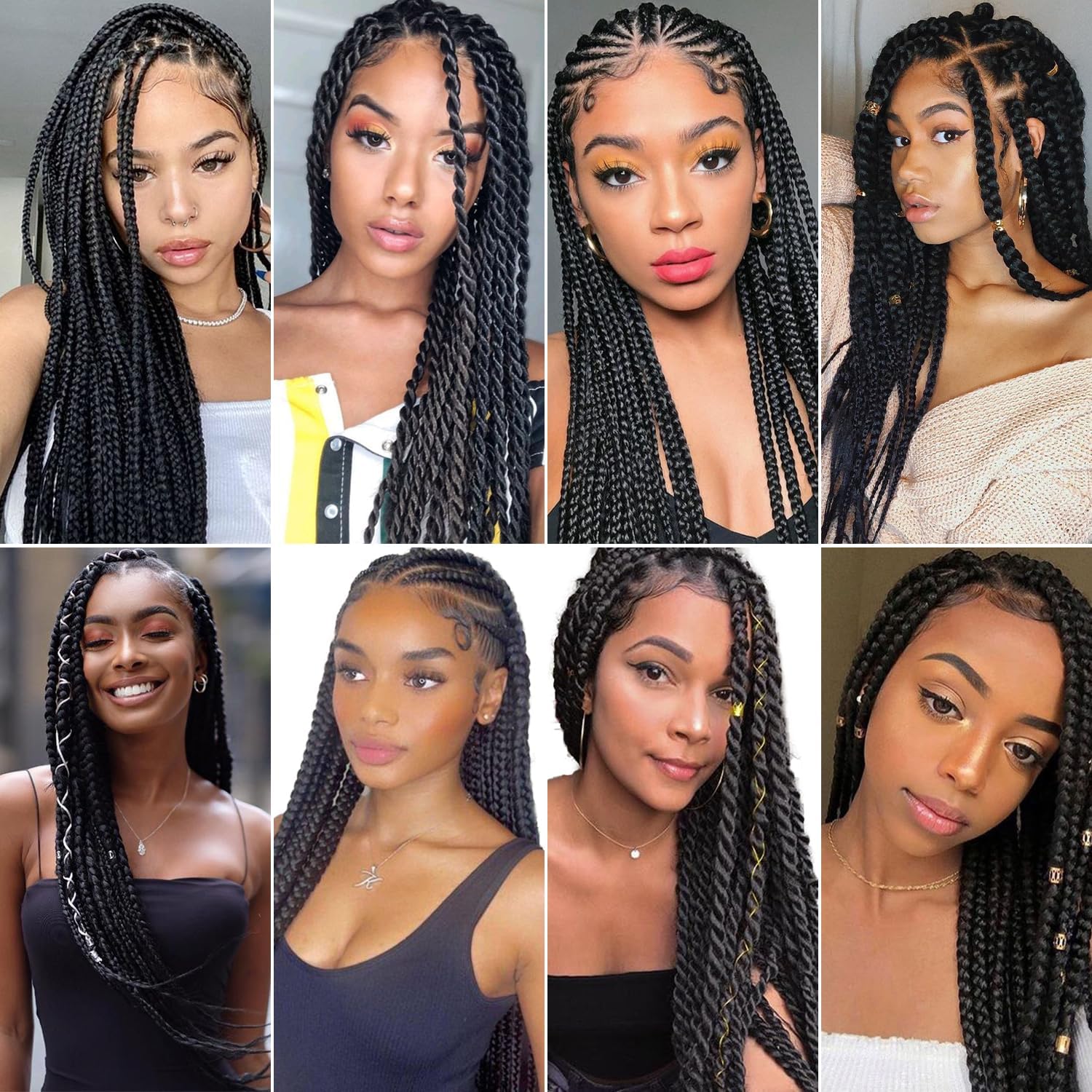 Extensions de cheveux - Kanekalon pré-étiré 20