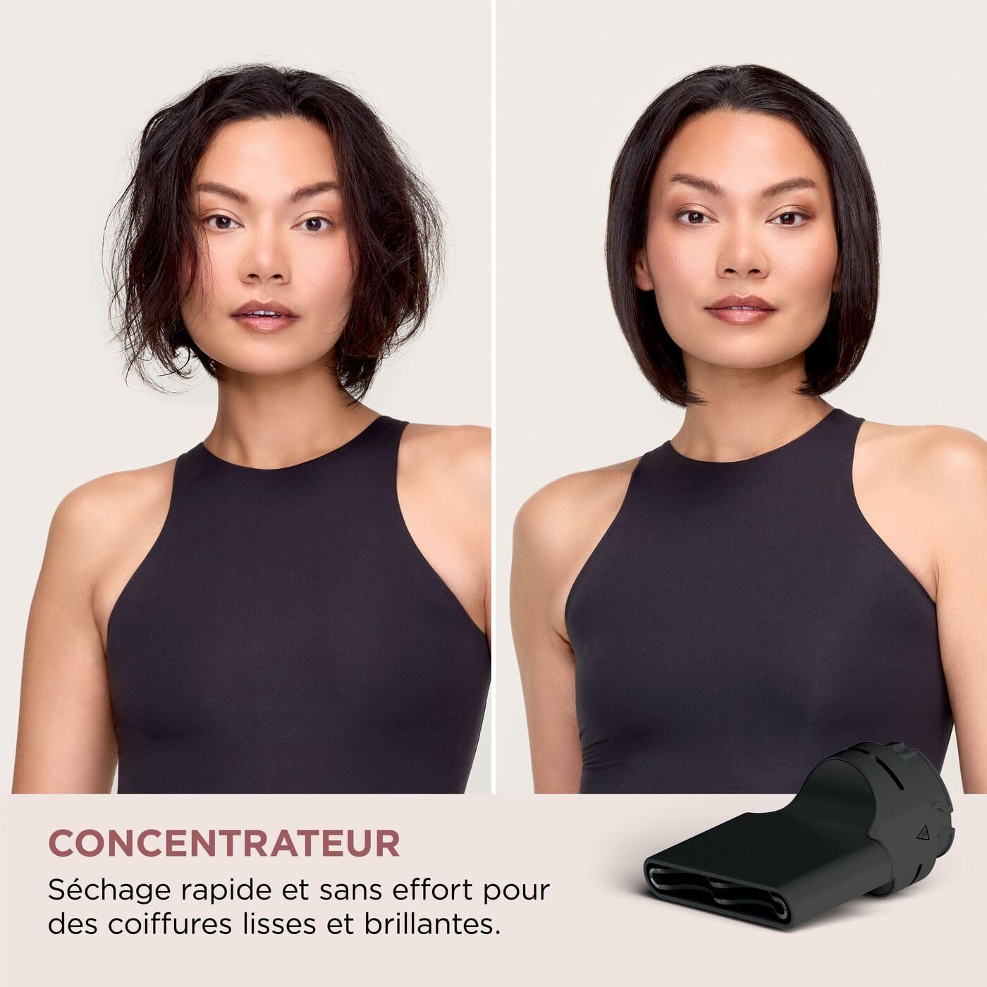 Shark - Sèche-cheveux SpeedStyle Pro léger, ionique, 5 embouts, Scalp Shield, Noir - HD752EU