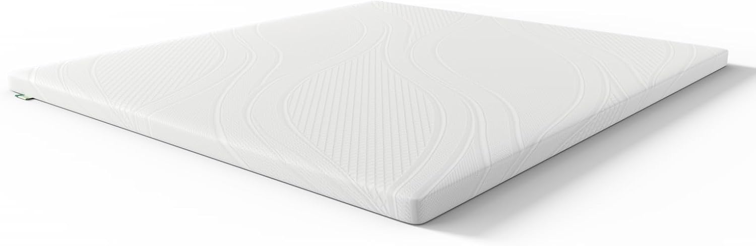 Novilla - surmatelas gel mémoire de forme - 140x200cm - 7.5cm, doux, antidérapant, lavable