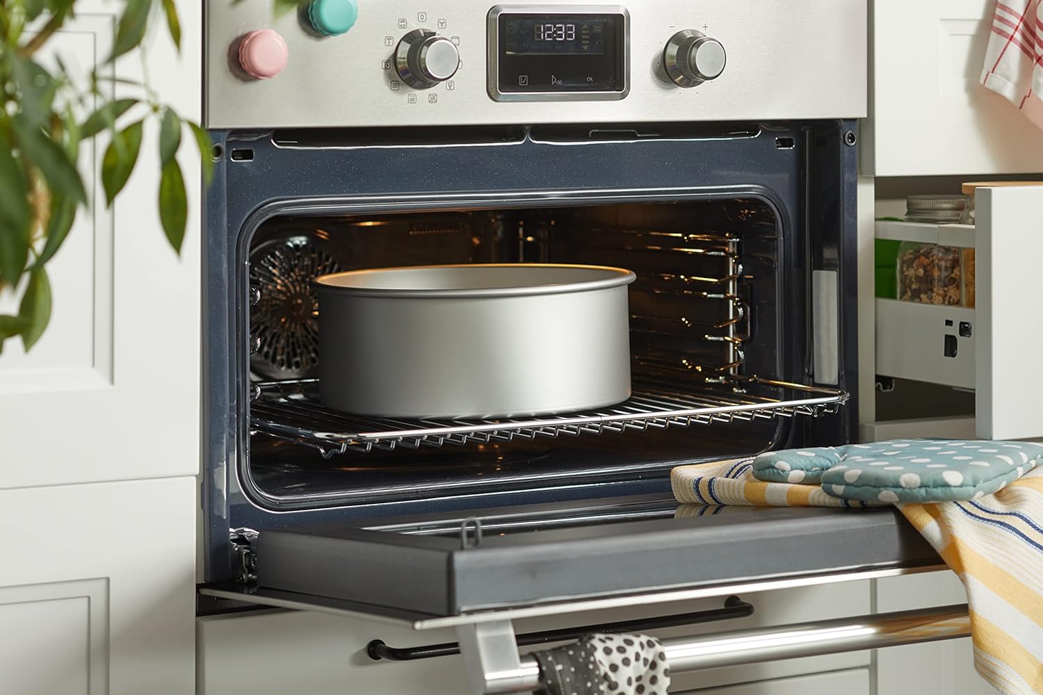 PME - Moule rond aluminium anodisé 254x102mm, antiadhésif