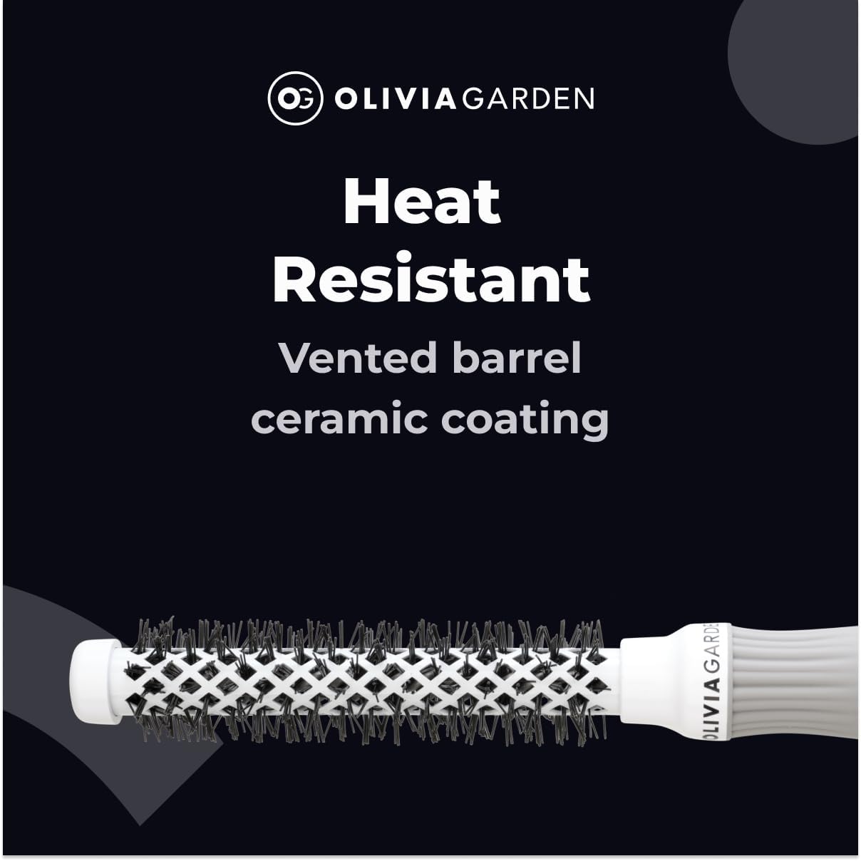 Olivia Garden - Expert Blowout Shine - ronde céramique antistatique pour brushing sans frisottis