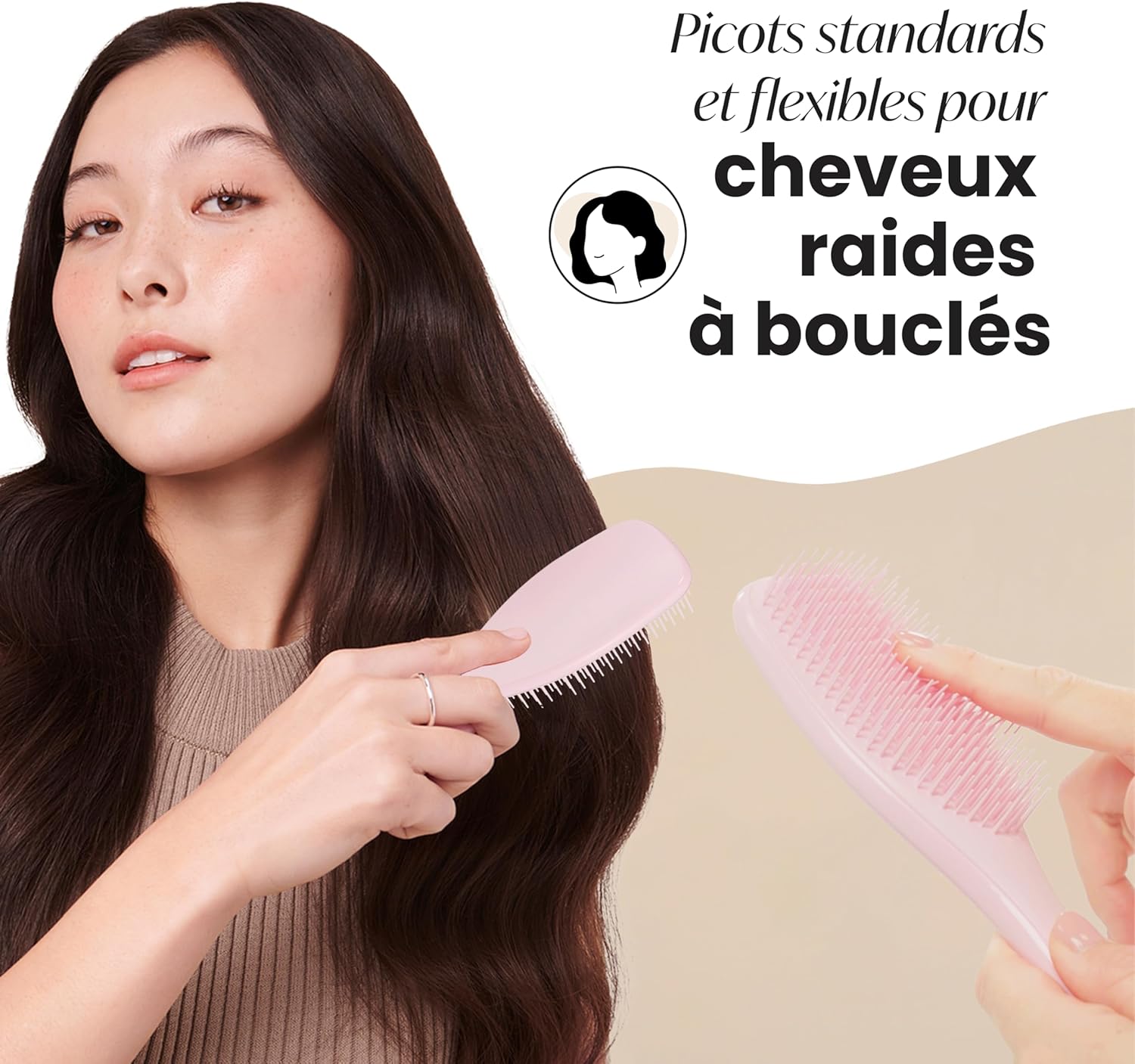 Tangle Teezer - Ultimate Detangler - Picots 2 niveaux - Démêle & réduit la casse