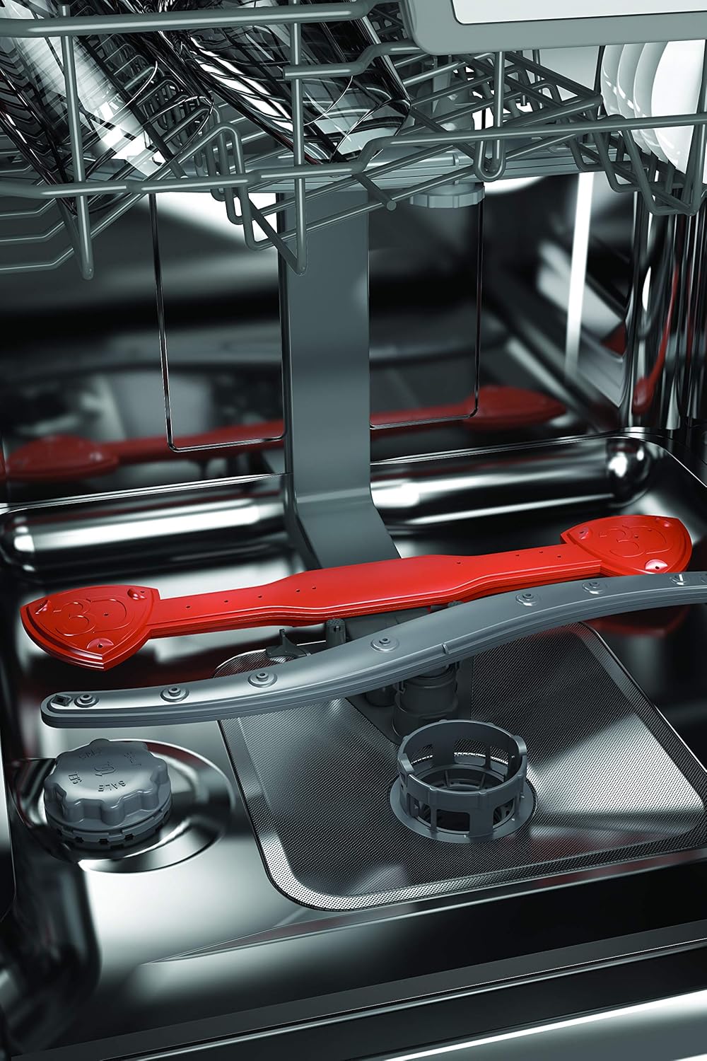 Hotpoint - lave-vaisselle série 3 - 60cm - 14 couverts, 3e panier, inox - HFC3C26CWX