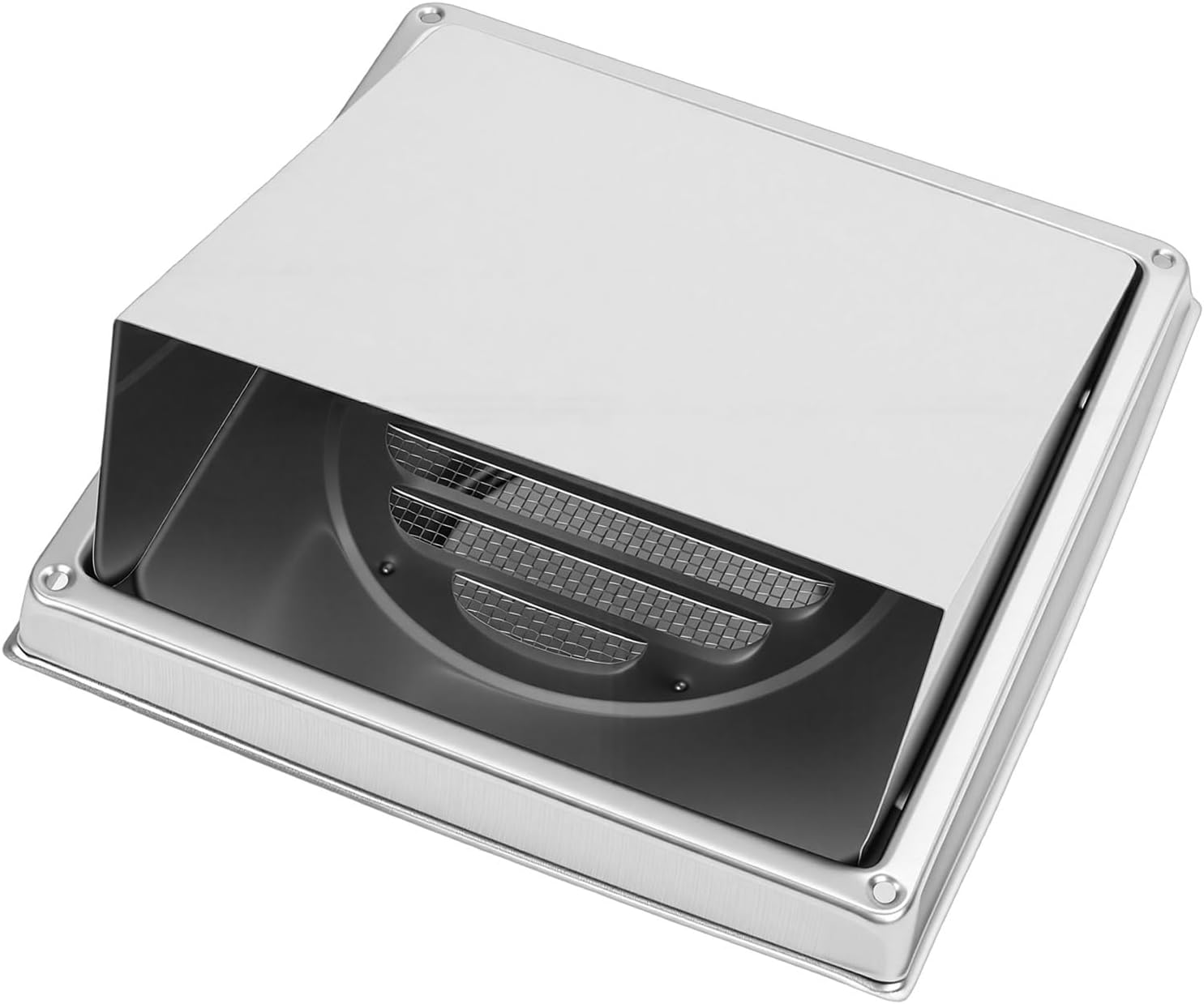 Fafeicy - Couvercle d'aération - 4 pouces - acier inoxydable, volet anti-retour