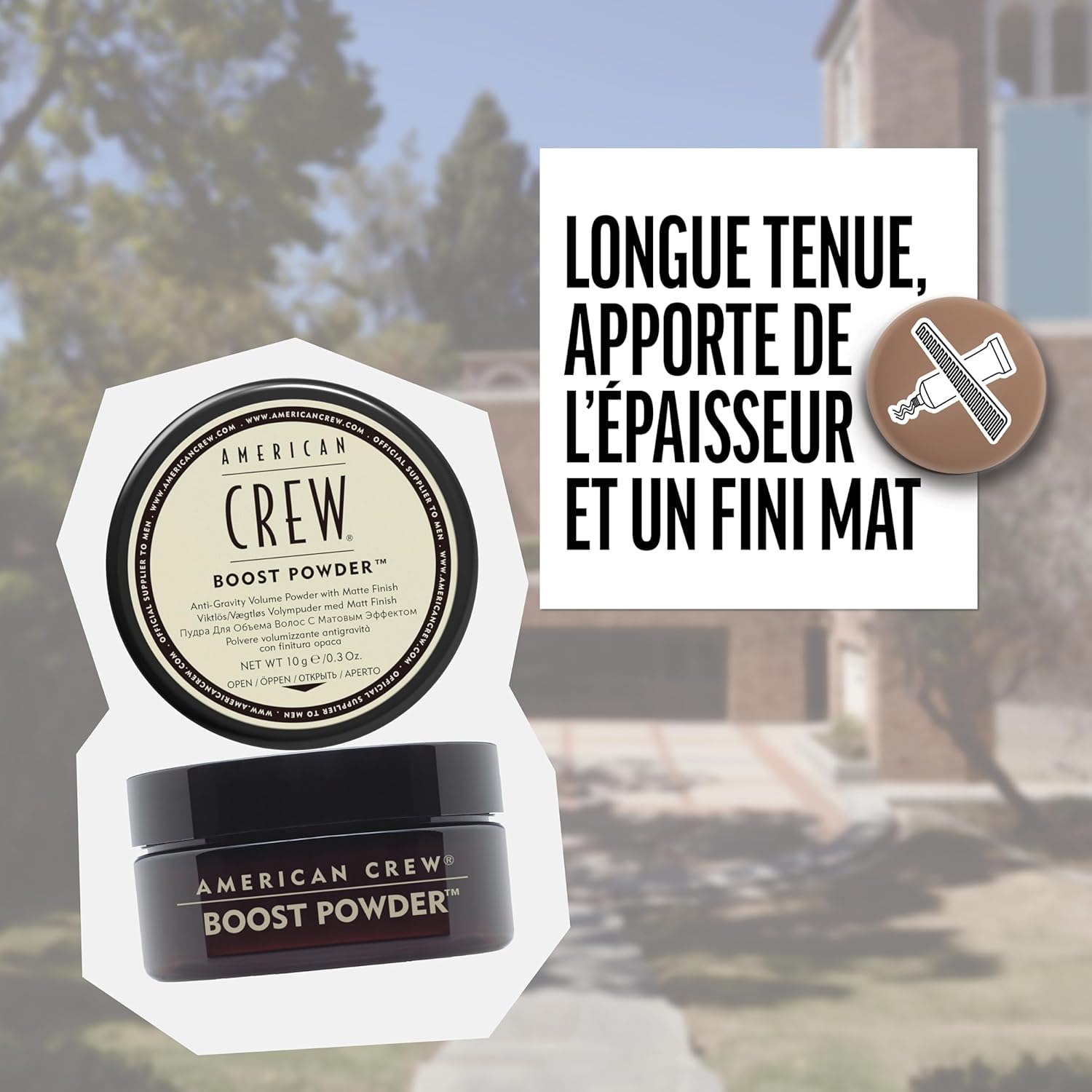 American Crew - Boost Powder - 10g - Poudre coiffante mate, volume, tous cheveux