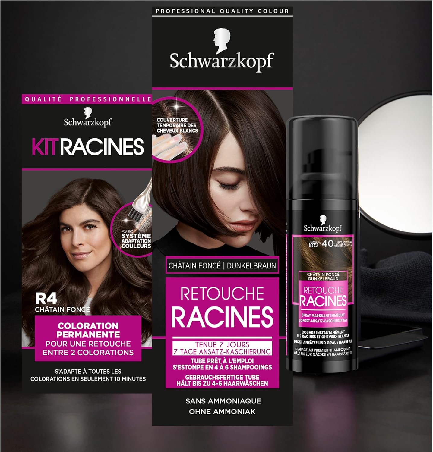 Schwarzkopf - Kit Racines - soin nourrissant - couverture blanche - R4