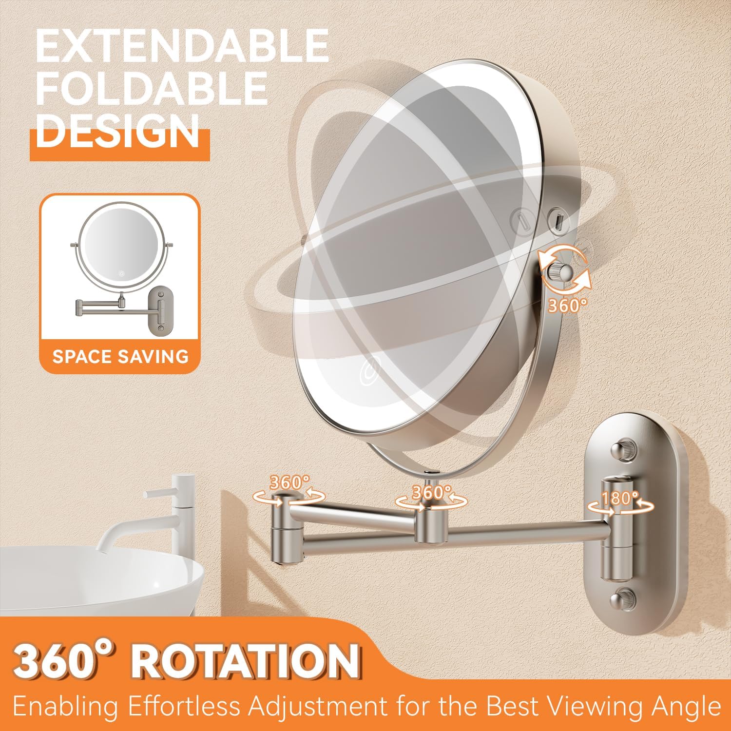 Auxmir - miroir mural 8