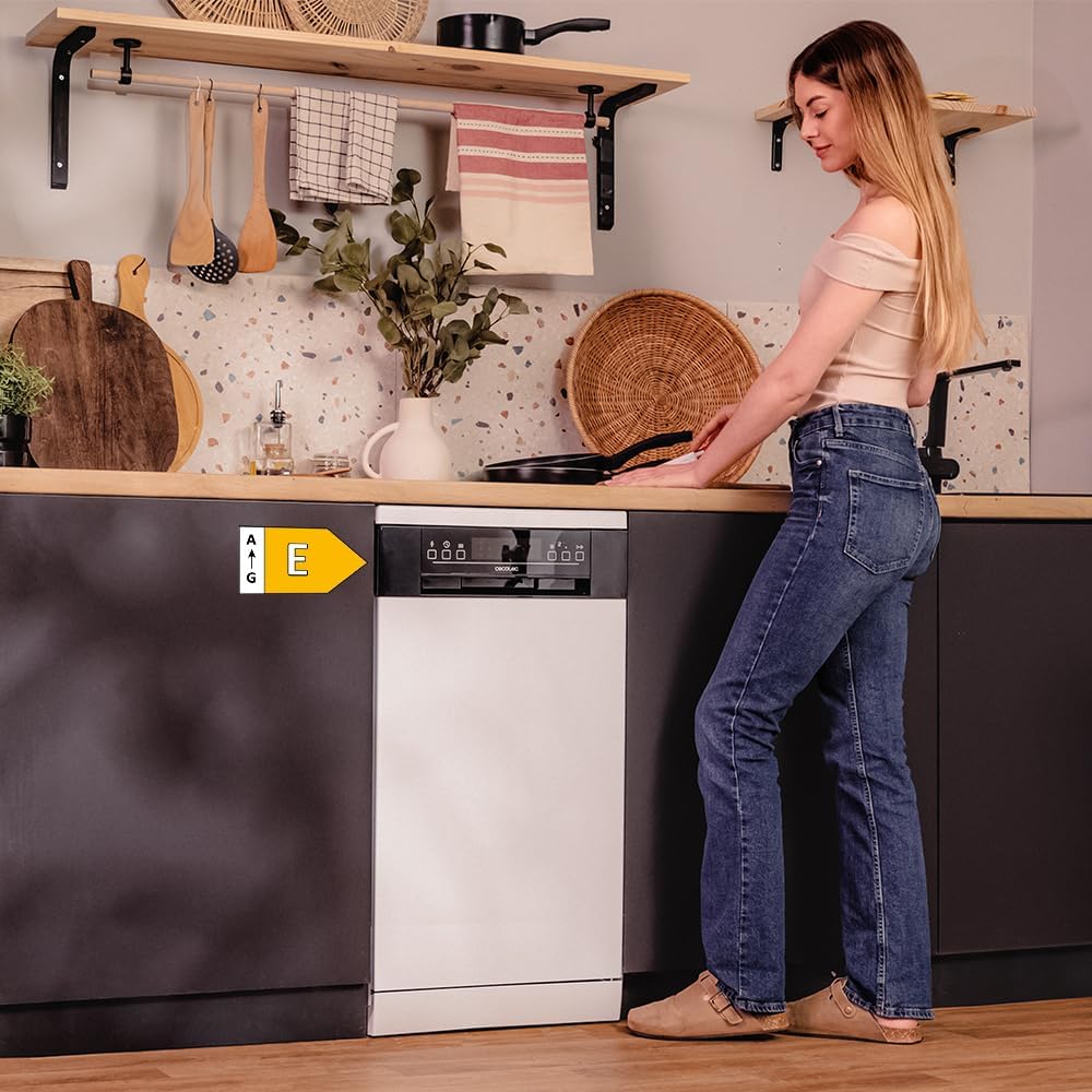 Cecotec - Bolero Aguazero 4201 - 45 cm - 11 couverts, 6 programmes, départ différé, AquaStop