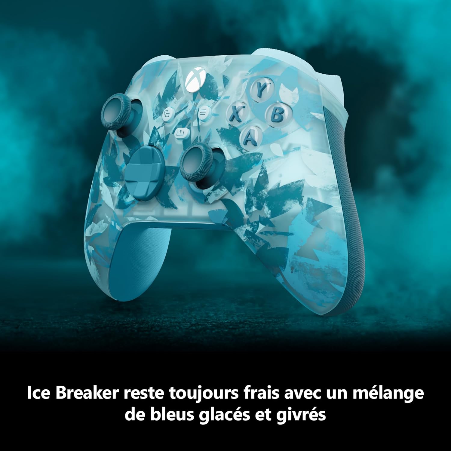 Xbox - Manette sans fil Ice Breaker Series X|S/One/PC - ergonomique - connectivité cloud