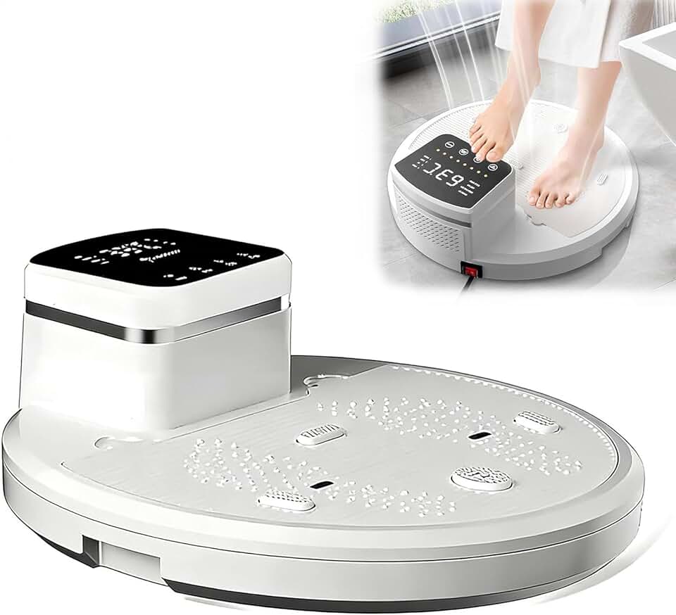 Sèche-corps 2500W, air chaud/froid, panneau LED, étanche, salle de bain