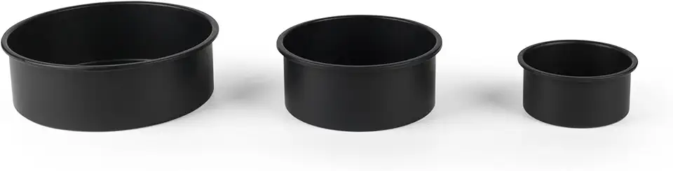 Salter - moules à gâteaux ronds, 3 tailles, acier carbone, antiadhésifs, BW12551EU7