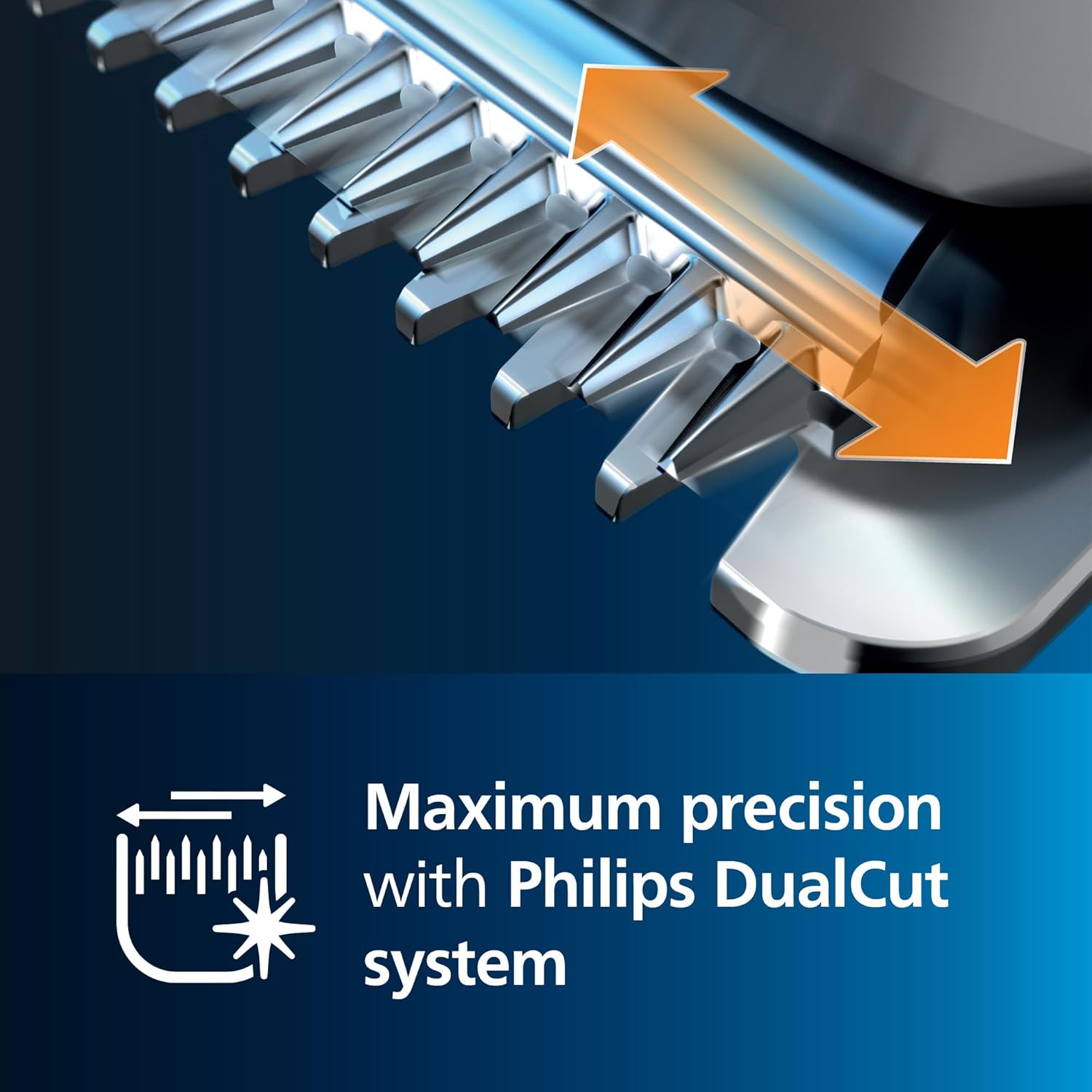 Philips - Série 3000 - tondeuse cheveux lavable, Trim-n-Flow - HC3530/15