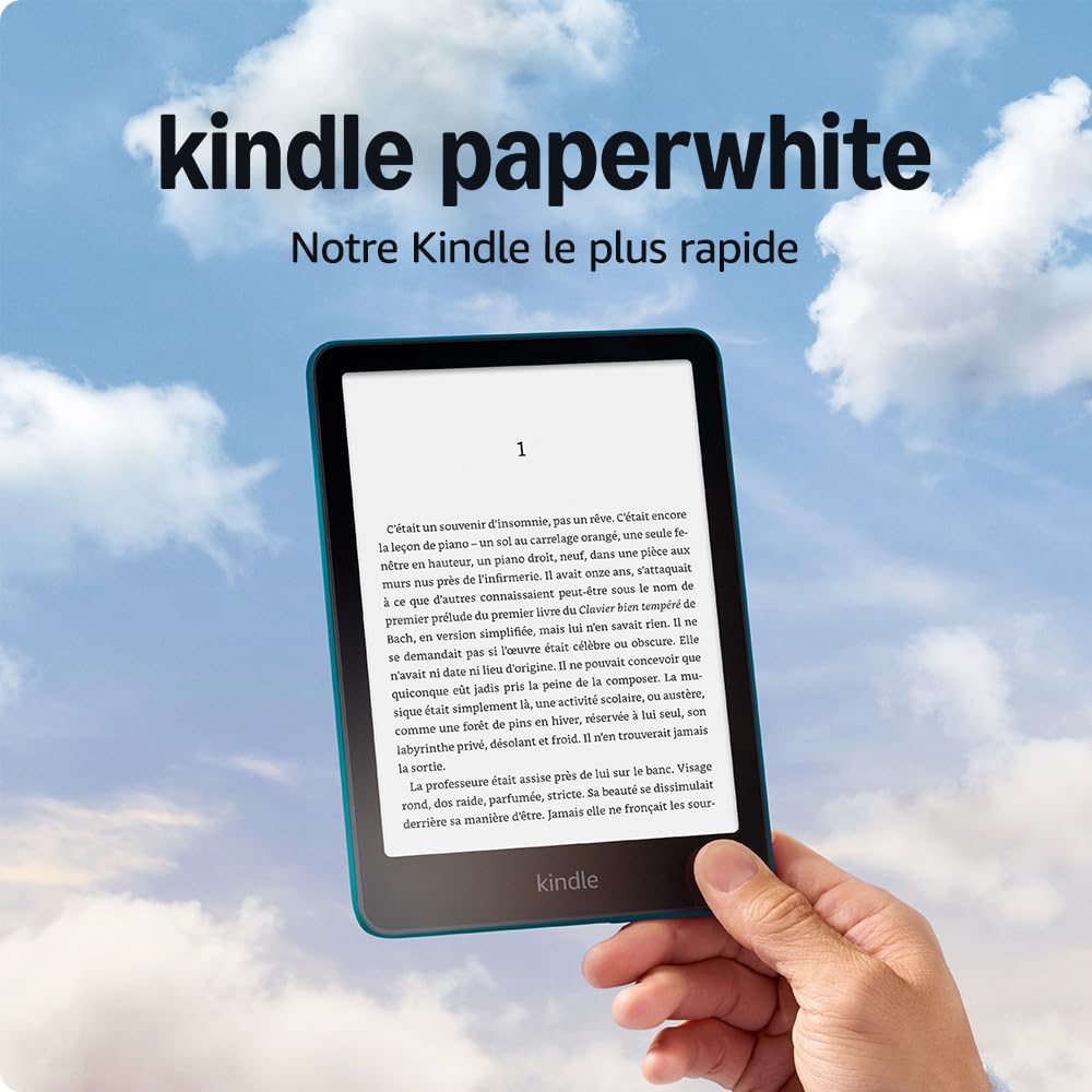maxideelz - Kindle Paperwhite nouvelle génération - 16 Go - écran antireflets, autonomie longue, Vert jade