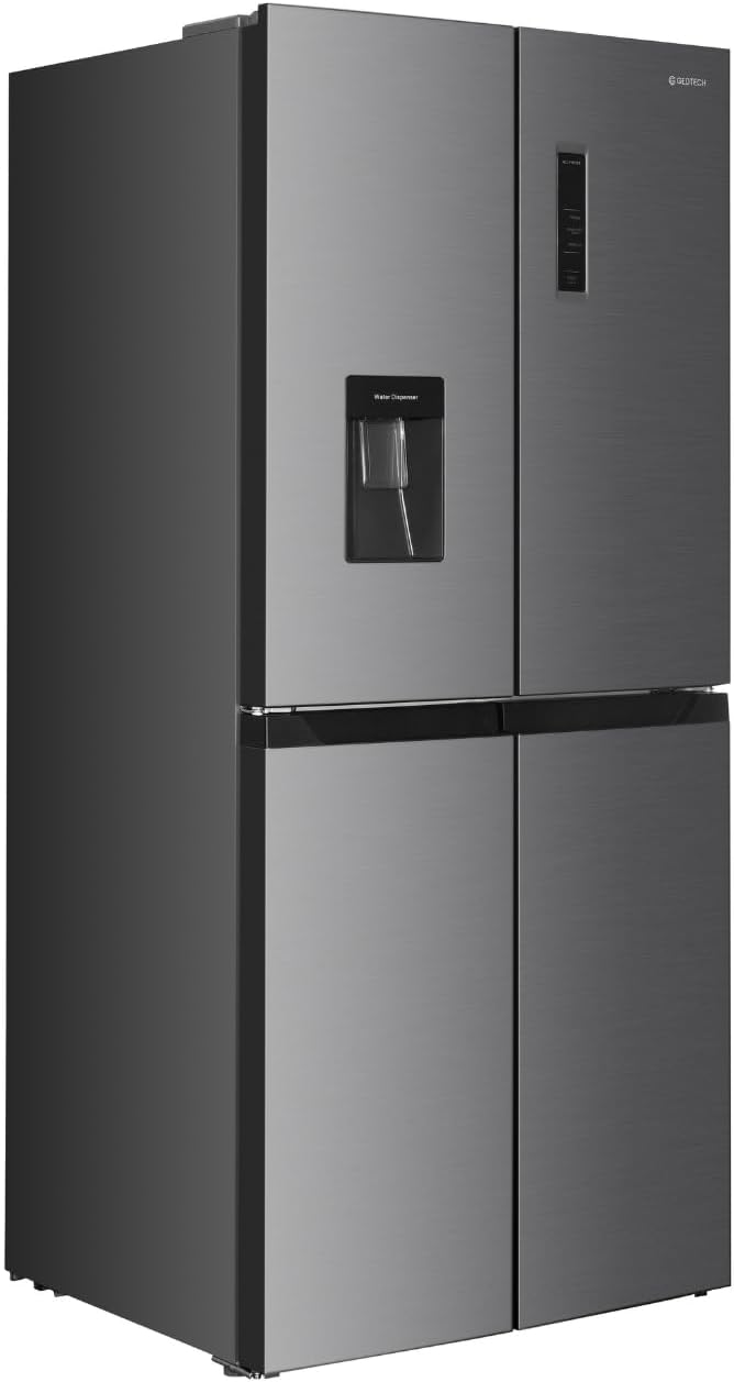 GEDTECH - Réfrigérateur multi-portes inox, 470L, No Frost, distributeur d'eau, GMP470IXT