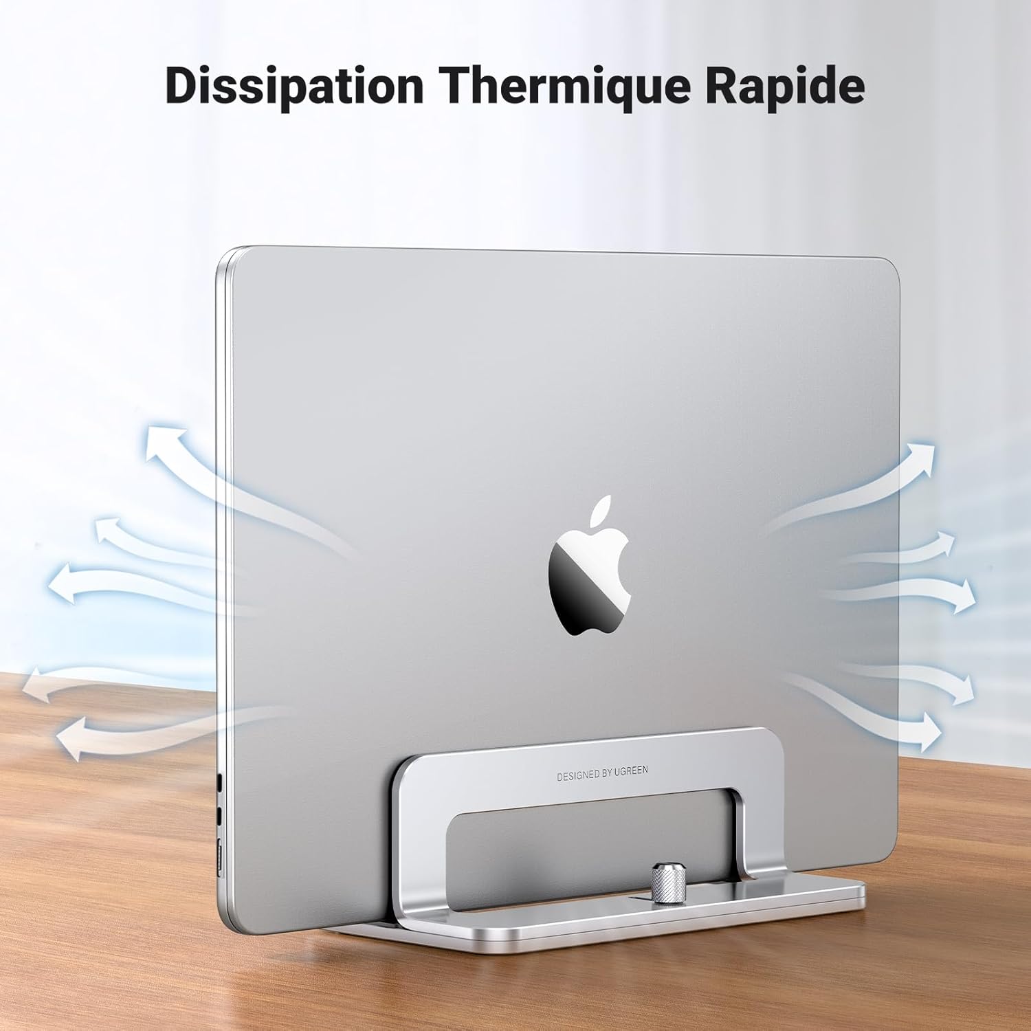 UGREEN - Support Vertical Aluminium - Réglable - MacBook et PC