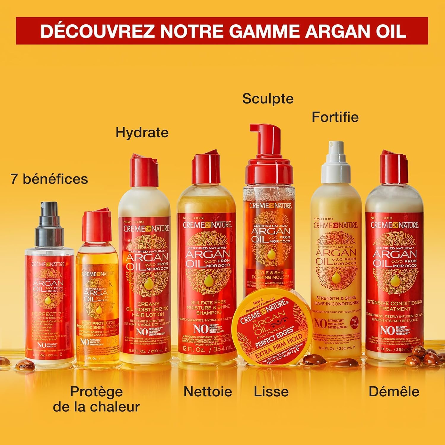Creme of Nature - Argan Oil coloration cheveux - 10.0 Blond miel - longue tenue, couvre 100% cheveux blancs