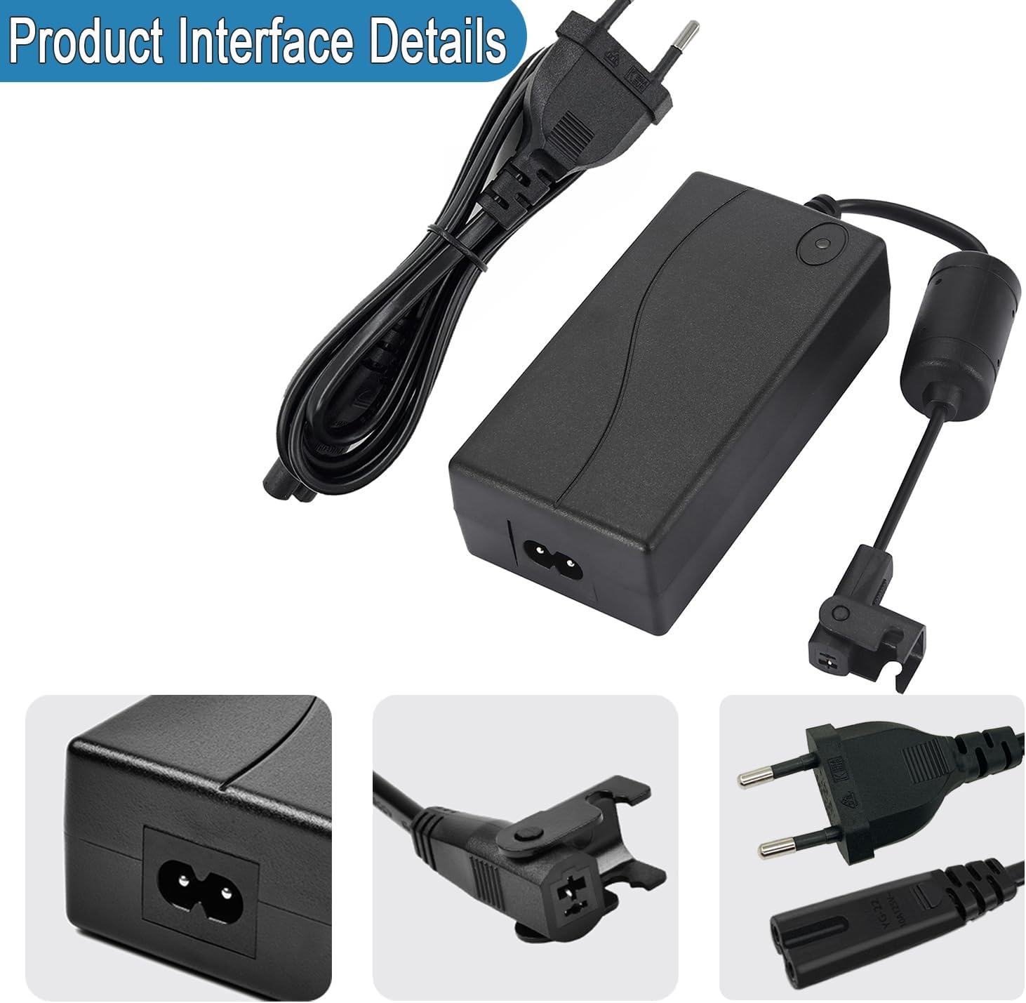 Adaptateur Secteur - alimentation 29V 2A pour fauteuil inclinable, câble AC, HWX