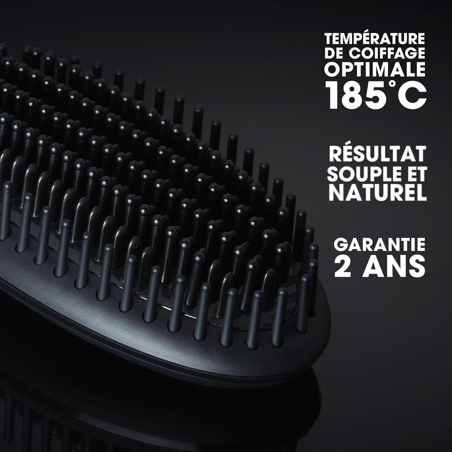 ghd - Brosse chauffante Glide - lissage rapide, sans frisottis, cheveux secs