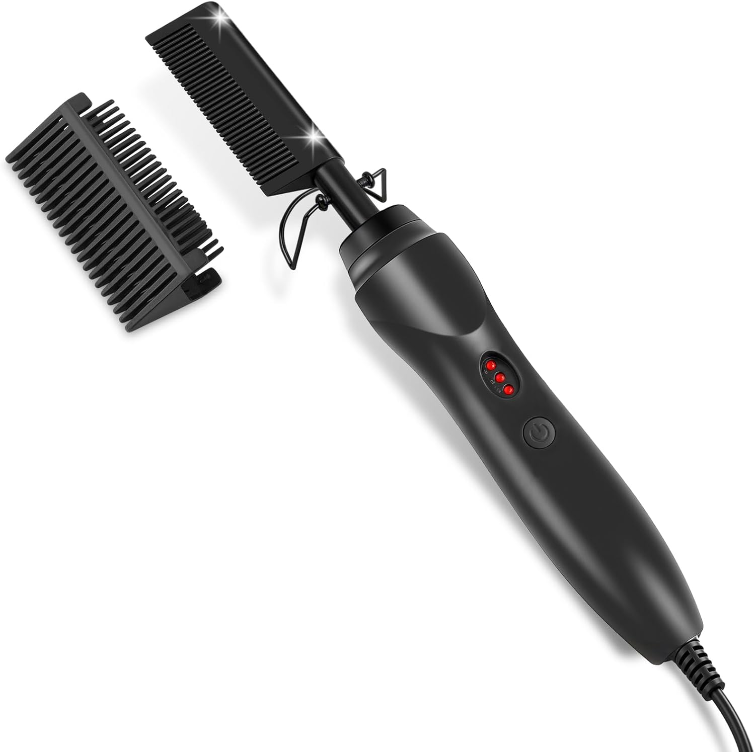 Flintronic - Peigne chauffant 2 en 1, céramique, 180°C, barbe et perruques