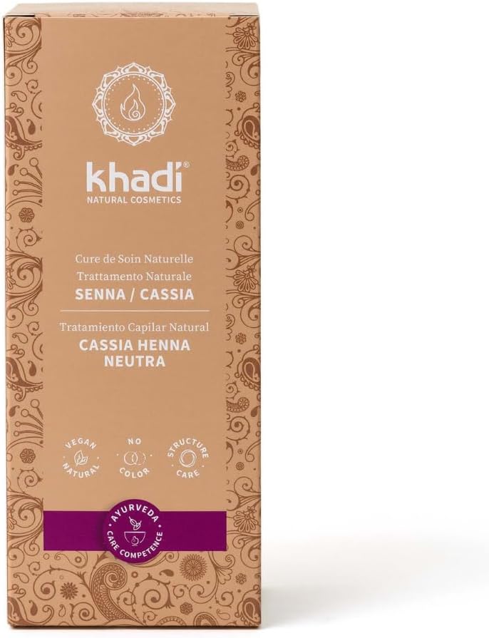 Khadi - Senna Cassia - 100 g - soin intensif incolore, brillance, volume