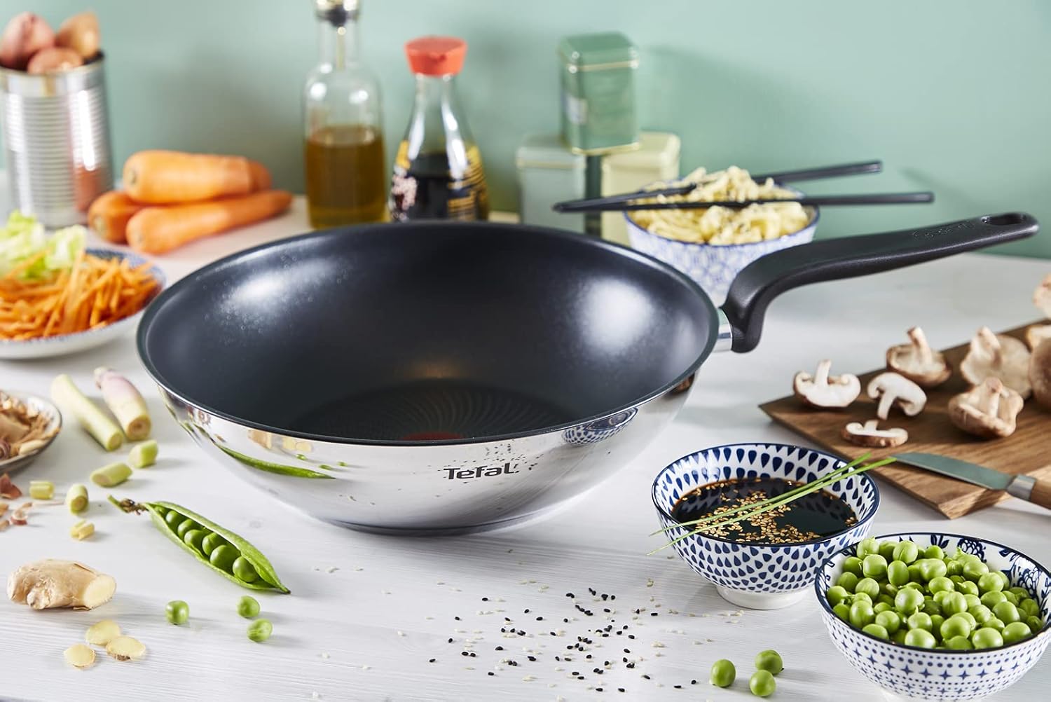 Tefal - Primary série - wok 28 cm - revêtement antiadhésif durable