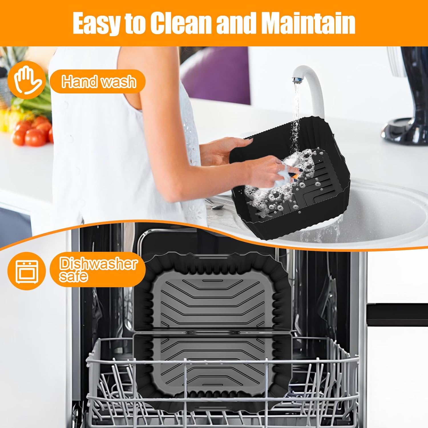 Accessoire Air Fryer - silicone, 20pcs, accessoires, compatibilité, AF180EU AF140EU