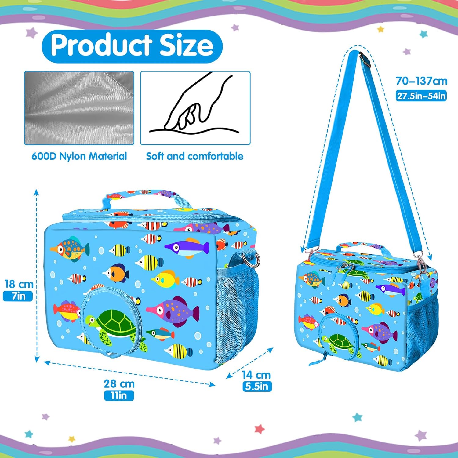 Étui de transport pour Toniebox - bleu - rangement Tonies, accessoires, sangle ajustable